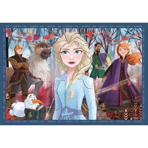 Clementoni 21518 - Disney - Jégvarázs - 4 az 1-ben Szuper színes puzzle (12