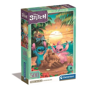 Clementoni 35547 Compact puzzle - Disney - Stitch - 500 db-os puzzle