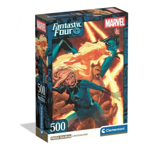 Clementoni 35805 - Fantasztikus Négyes - 500 db-os Compact puzzle