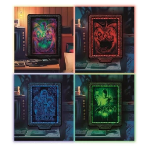 Clementoni 35155 - Stranger Things - Upside Down RGB LED világítással - 520 db-os puzzle kerettel