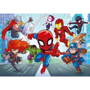 Clementoni 26098 - Marvel Szuperhősök - 60 db-os Színezhető kétoldalas puzzle