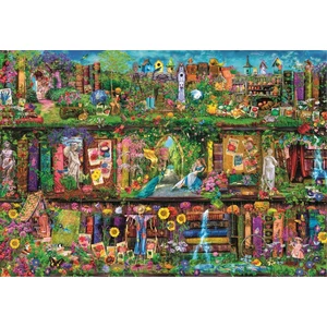 Clementoni 36532 - High Quality Collection - Stewart, A kert a könyvespolcban - 6000 db-os puzzle