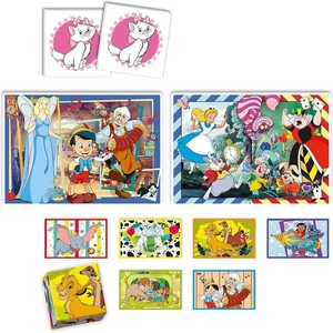 Clementoni 18290 - Edukit Disney Klasszikus karakterek 4 az 1-ben játékgyűjtemény