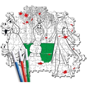 Clementoni 25716 - Jégvarázs 2 - 104 db-os Színezhető kétoldalas puzzle