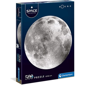 Clementoni 35108 - Space Collection - Hold - 500 db-os kör alakú puzzle