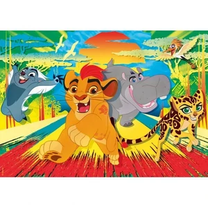 Clementoni 24056 - Az oroszlán őrség - 24 db-os Szuper Színes Maxi puzzle