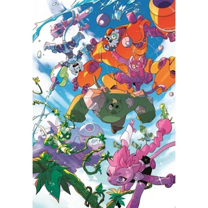 Clementoni 23754 - Super Friends - 104 db-os Szuper Színes Maxi puzzle