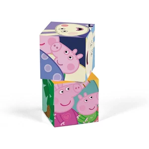 Clementoni 45009 - Play for future 12 db-os mesekocka - Peppa malac