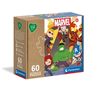 Clementoni 26101 - Marvel - Bosszúállók - 60 db-os Play for future puzzle