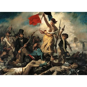 Clementoni 1000 db-os puzzle Museum Collection - Delacroix - A Szabadság vezeti a népet (39549)