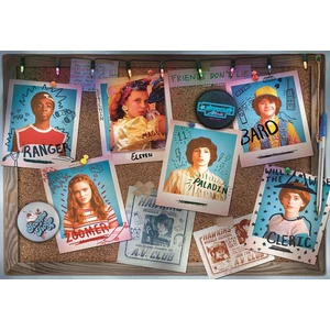 Clementoni 61507 - Stranger Things - 1000 db-os puzzle bőröndben