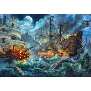 Clementoni 1000 db-os puzzle - Kalóz támadás (39777)