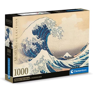 Clementoni 39707 - Hokusai - A nagy hullám Kanagavánál - 1000 db-os puzzle Museum Collection