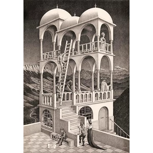 Clementoni 39754 - M.C.Escher - Belvedere - 1000 db-os Novo Art Series puzzle