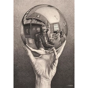 Clementoni 39753 - M.C.Escher - Hand With Reflecting Sphere - 1000 db-os Novo Art Series puzzle