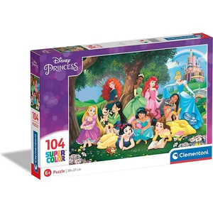 Clementoni 25743 - Disney Princess - 104 db-os Szuper Színes puzzle ...