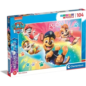 Clementoni 104 db-os Ragyogó Szuper színes puzzle - Mancs őrjárat (20190)