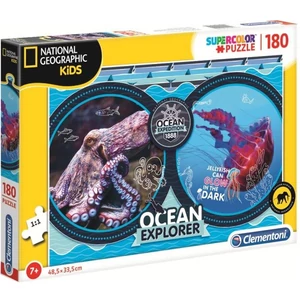Clementoni 29205 - National Geographic Kids - Óceán expedíció - 180 db-os puzzle