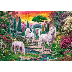 Clementoni 2000 db-os puzzle - Unikornisok a kertben (32575)