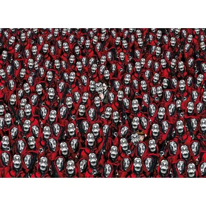 Clementoni 39527 - A lehetetlen puzzle - A nagy pénzrablás - Money Heist - 1000 db-os puzzle