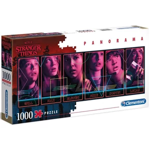 Clementoni 39548 - Panoráma puzzle - Stranger Things - 1000 db-os puzzle