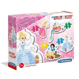 Clementoni 20813 - Bébi sziluett puzzle - Disney Princess - 3,6,9,12 db-os puzzle
