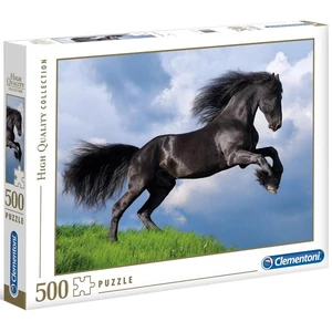 Clementoni 35071 - Fríz fekete ló - 500 db-os puzzle