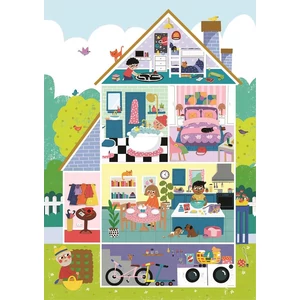 Clementoni 26062 - Otthon édes otthon - 60 db-os Szuper Színes Maxi puzzle