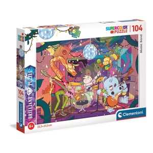 Clementoni 20177 - Music Band - 104 db-os Szuper Színes Ragyogó puzzle