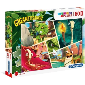 Clementoni 26457 - Gigantoszaurusz - 60 db-os Szuper Színes Maxi puzzle