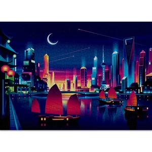Cloudberries - Skyline - 1000 db-os puzzle