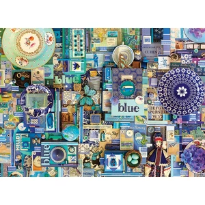 Cobble Hill 40060 - Blue - 1000 db-os puzzle