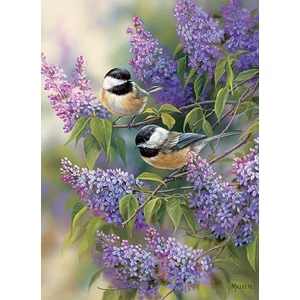 Cobble Hill 40166 - Chickadees and Lilacs - 1000 db-os puzzle