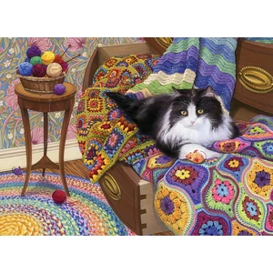 Cobble Hill 40145 - Comfy Cat - 1000 db-os puzzle