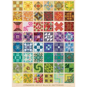 Cobble Hill 40048 - Common Quilt Blocks - 1000 db-os puzzle