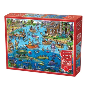 Cobble Hill 44503 - DoodleTown: Gone Fishing - 1000 db-os puzzle