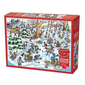 Cobble Hill 44506 - DoodleTown: Hockey Town - 1000 db-os puzzle