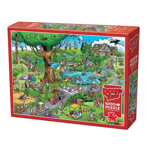 Cobble Hill 44502 - DoodleTown: Par for the Course - 1000 db-os puzzle