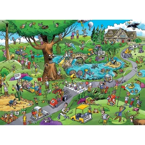 Cobble Hill 44502 - DoodleTown: Par for the Course - 1000 db-os puzzle