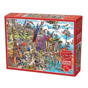 Cobble Hill 44504 - DoodleTown: Viking Village - 1000 db-os puzzle