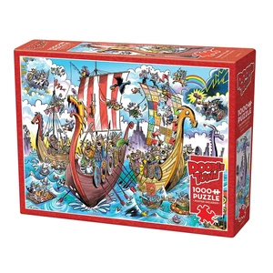 Cobble Hill 44505 - DoodleTown: Viking Voyage - 1000 db-os puzzle