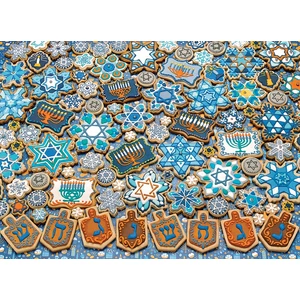 Cobble Hill 40125 - Hanukkah Cookies - 1000 db-os puzzle