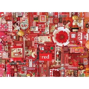 Cobble Hill 40056 - Red - 1000 db-os puzzle