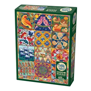 Cobble Hill 40049 - Twelve Days of Christmas Quilt - 1000 db-os puzzle