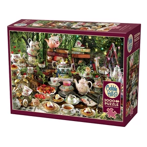 Cobble Hill 49004 - Mad Hatter's Tea Party - 2000 db-os puzzle