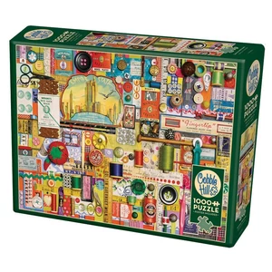 Cobble Hill 80098 - Sewing Notions - 1000 db-os puzzle
