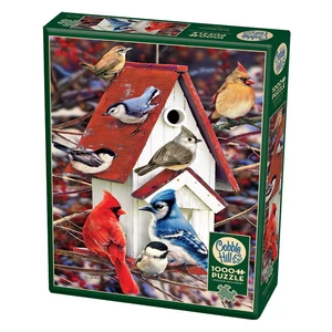 Cobble Hill 80122 - Winter Birdhouse - 1000 db-os puzzle