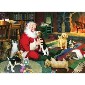 Cobble Hill 80125 - Santa's Playtime - 1000 db-os puzzle