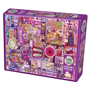 Cobble Hill 80151- The Rainbow Project - Purple - 1000 db-os puzzle
