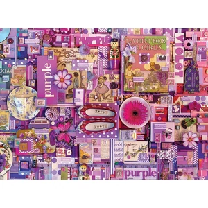 Cobble Hill 80151- The Rainbow Project - Purple - 1000 db-os puzzle